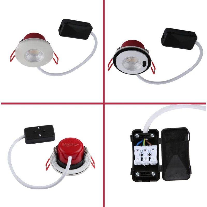 TEKLED Fire Rated Dimmable Downlight LED for Ceiling | Double