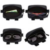 CamGo Tactical Sunglasses Hard Case Portable Molle Zipper Nylon Eyeglasses