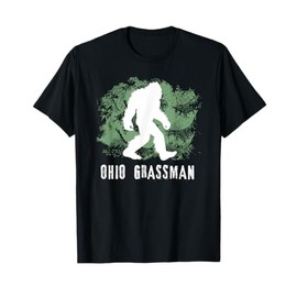 Bigfoot Grassman Cryptid Ohio Valley Park Sasquatch T-Shirt