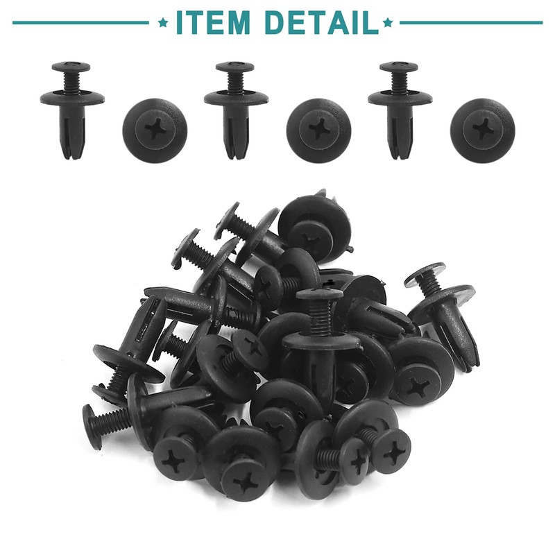 ACROPIX Car Trim Door Panel Fixing Clip Rivet Fastener Universal