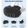 YRXVW Silicone Cover Set Compatible with Meta/Oculus Quest 3 Accessories,