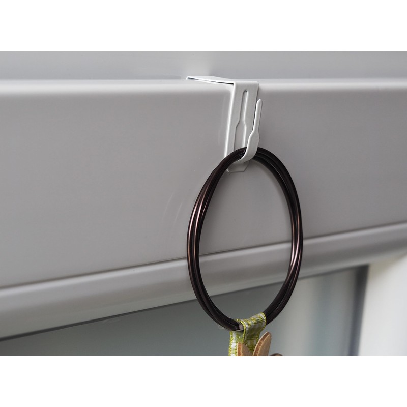 dekondo 10 x Window Hooks/Decorative Hooks/Window Clip/Clamp Support for Window