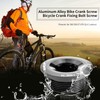 Keenso Crank Bolt, Durable Aluminum Alloy Bike Crank Screw Bicycle