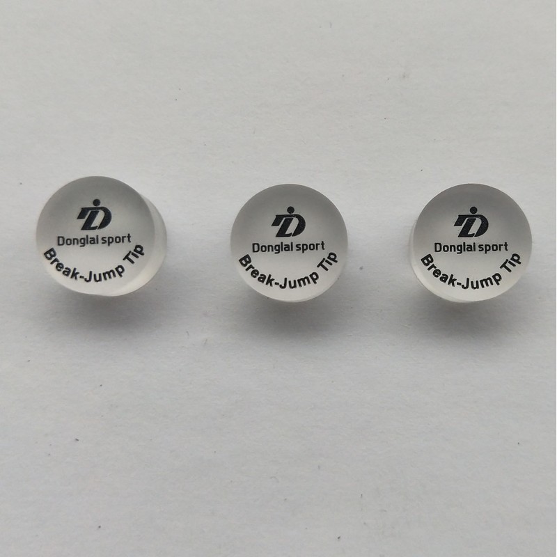 DDonglai 3pcs Packed14mm Billiard Break Cue Tip/Jump Cue Tip,Polymer Material