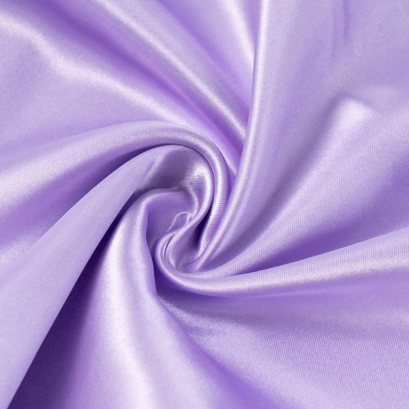 Heavens Cuddles Double Sided Pure Satin Baby Blanket 48"x36" (Lavender)