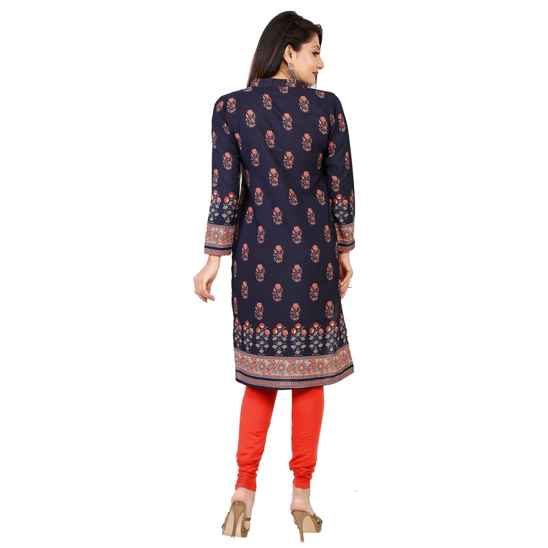 Maple Clothing Kurtis indio para mujer, túnica larga Kurta India,