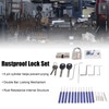Rustproof Lock Set Stainless Steel Hanging Lock with Keys Outdoor