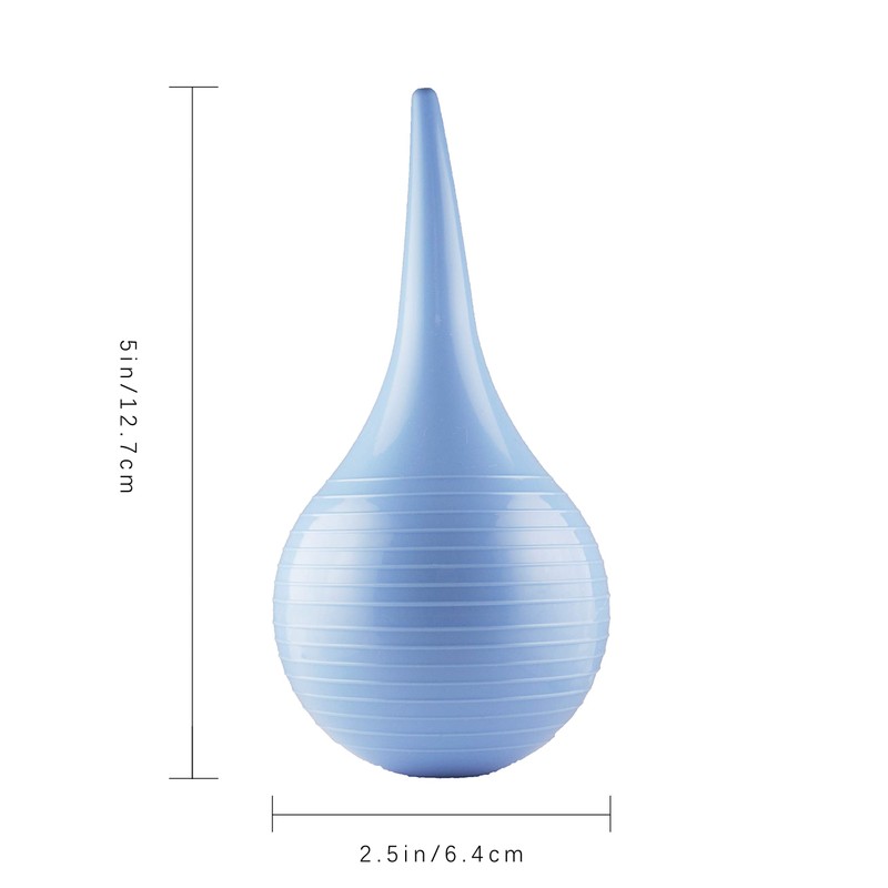 (90ml)Rubber Suction Ear Syringe, Hand Bulb Syringe Ear Washing Squeeze