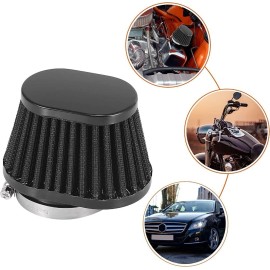 Fender_King2024 51mm 2inch Air Intake Filter Cleaner Pod For Universal Motorcycle Reusable