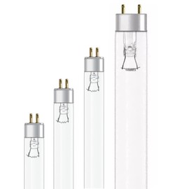 CLAR - UV Lampe T5 4W, UVC Röhre 13,6 cm, Ersatzröhre für Insektenvernichter Elektrisch, Kleine UV Licht Lampe, Desinfektion & Sterilisation (Pack 2)