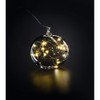 Lumix® LED kabellose Christbaumkugel Light Ball M Klar 8cm mundgeblasenes