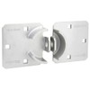 Master Lock Chrome Hasp Lock, Heavy Duty Hidden Shackle Lock