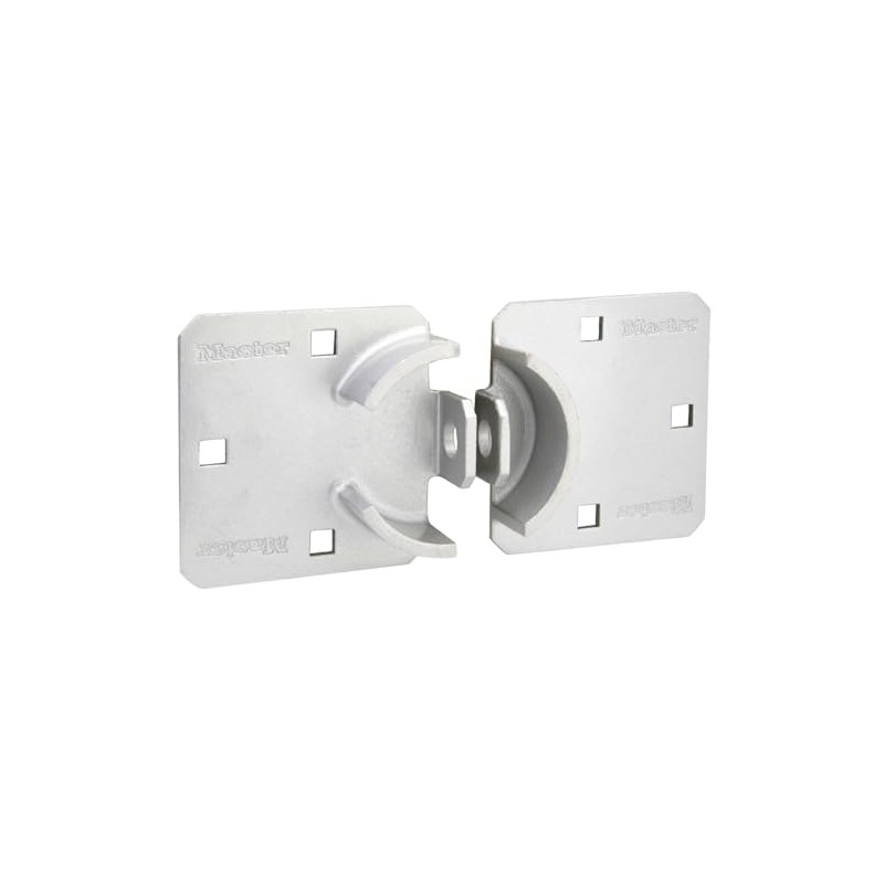 Master Lock Chrome Hasp Lock, Heavy Duty Hidden Shackle Lock