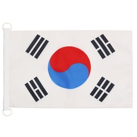 AZ FLAG - Bootflagge Südkorea - 45x30 cm - Koreanische Bootsfahne 30 x 45 Cm Marine Flaggen - Flaggen