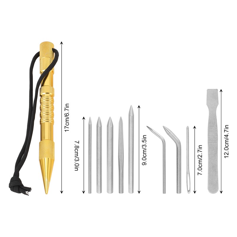 14Pcs/Set Paracord Needles Knitting Tool Paracord Stitching Needles Set Bracelets