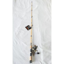 American Spirit UltraLight Travel/Back Pack Spinning Rod Combo 5'8" 2PC/ 5 BB Reel