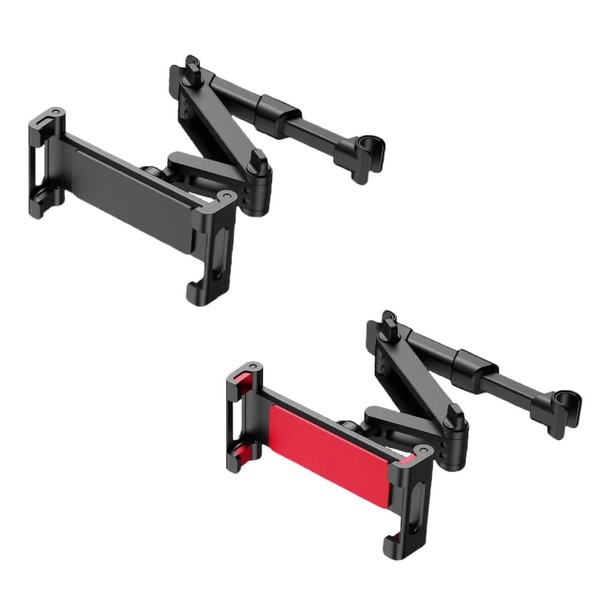 Smaly Tablet Stand, Red Car Holder, Backseat Smartphone Stand, Telescopic
