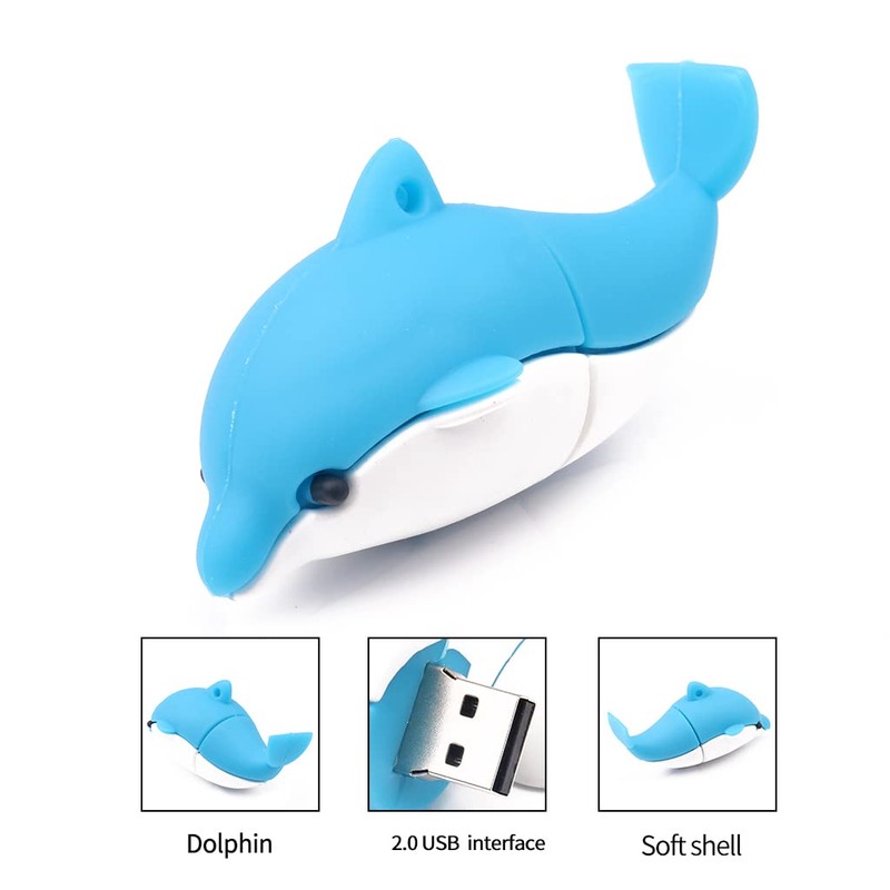 Hsthe Sea USB Flash Drive, 32G Cartoon Cute Pattern USB