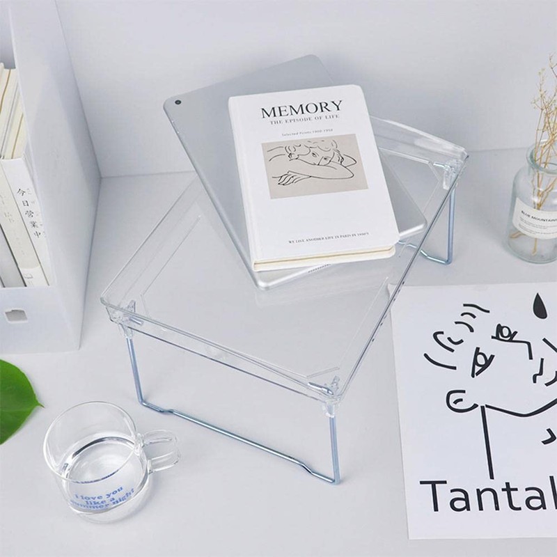 Tumnea Kitchen Shelf Organiser, Desktop Storage Shelf, Transparent Acrylic Kitchen