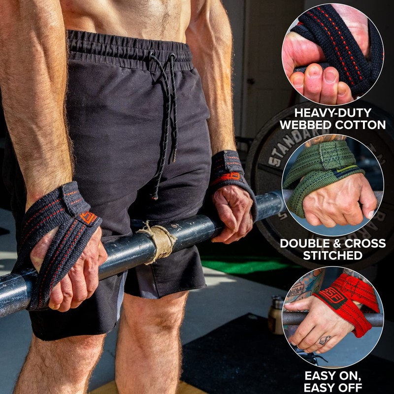 Serious Steel Fitness Figure 8 Straps | Deadlift Straps |