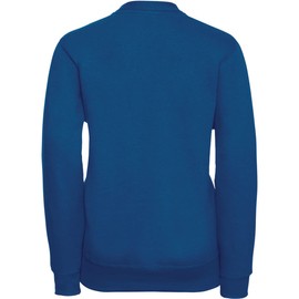 STREETWISE CLOTHING QUALITY CASUAL WEAR School Fleece Cardigan for Girls - Sweatshirt Uniform Schoolwear Shirts Crew Long Sleeve Top Button Front Pullover Cardigan - Age 3-4 Years, Royal Blue