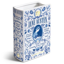 H&H / 6 in 1 / Jane Austen Book Vase for Flowers/Emma, Mansfield Park, Sense and Sensibility, Northanger Abby, Persuasion, Pride and Prejudice / 2025 Jane Austen Anniversary Edition