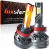 Luxster 2024 Punisher 40,000LM H11/H8/H9 LED Bulbs, H16 Foglight, Triple