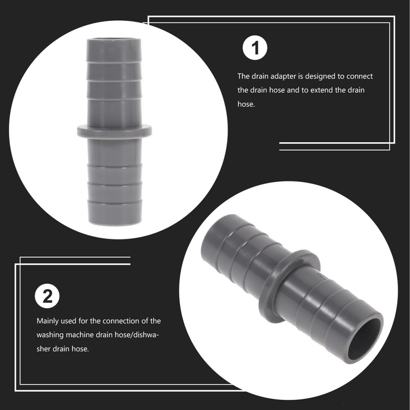 Gadpiparty Washing Machine Hose Connector Pack of 2 21 mm