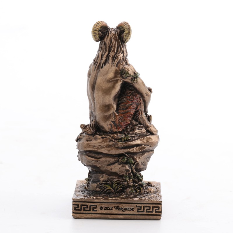 Veronese Design Pan Greek God of The Wild Resin Hand