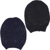BYOS Airy Cutout Cable ligero para mujer, Diamond Pattern-2 Pack-navy