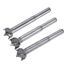 TA-VIGOR Forstner Drill Bit 14mm 15mm 16mm Dia., Carbide Alloy Steel Wood Hole Saw Auger Opener for Woodworking Hinge Hole Drilling Boring Bit Cutter(3in1 Set)