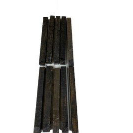 Lumber Wood for Woodworking - Construction - Landscaping Pack of 10, GABOON Ebony Wood Turning Blanks/Hobby Wood Blanks 1" x 1" x 9"