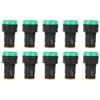 10Pcs BERM LED Power Indicator Light PC Flame Retardant Shell