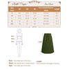 Belle Poque Women's 2024 Fall Winter Skirt Elastic High Waisted