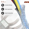 Wire Shielding Tinned Copper Braid Cable Sleeve Ground Straps EMI