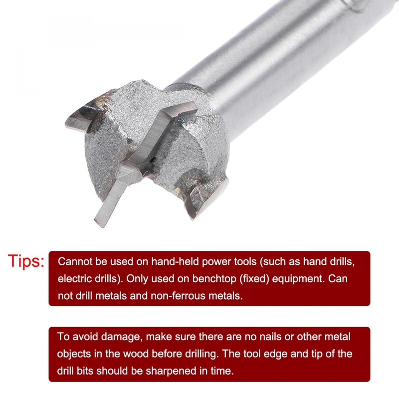 Sourcingmap Forstner Drill Bits 18mm, Tungsten Carbide Wood Hole Saw