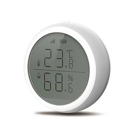 Sone Smart One Zigbee Thermometer Hygrometer, Tuya Smart Life App, Room Climate Monitor, Data Logger (XSLX), LCD