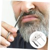 8 Pcs Nose Hair Trimmer Portable Beard Scissors Precision Cutting