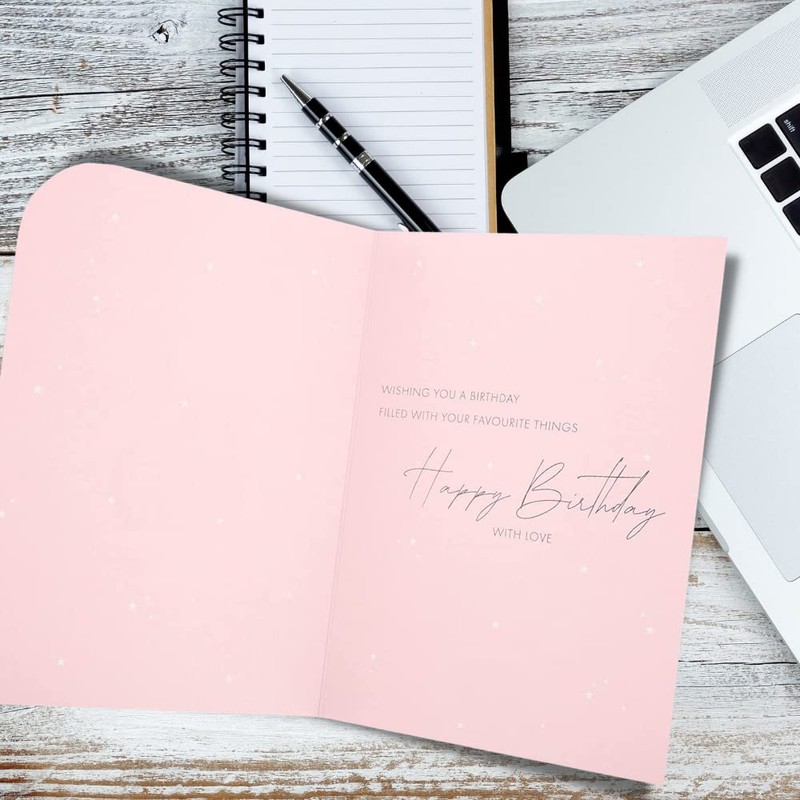 Clintons Simply Present Stack Auntie Birthday Card 127x178mm 1149153 multi