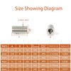 5 Pcs Wire Rope Clips, Stainless Steel 304 Hole Wire