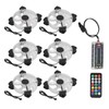 6pcs Computer Case Fan 120mm Ultra Quiet Adjustable Color RGB