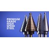 Drill America HSS Black & Gold Step Drill Bit with