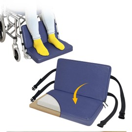 Wheelchair Foot Rest Elevating Extender Wheel Chair Leg Rest Replacement Pad Calf Supports Attachment Foam Pedal Cushion Protector Improves Posture Accessories for Elderly Disabled Patient