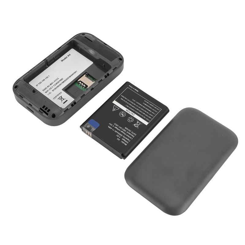 Portable WiFi Hotspot, 4G WiFi Mobile Hotspot Support 8‑10 Users,