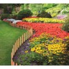 Greenes Fence Cedar Wood Garden Picket Fence 16" H x