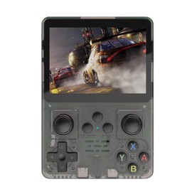Generic QuantumG - R35S Retro Handheld Game Console with 3.5 Inch IPS HD Display, Linux System, 64GB Inbuilt Games – Compact Pocket Video Game (Black), Small, Black, White, Blue & Yellow