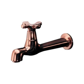 Kakudai Hana Horizontal Faucet Super Long, Pink Gold 702-005-13
