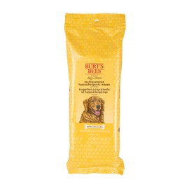 Burt's Bees for Dogs Natural Multipurpose Dog Grooming Wipes | Puppy & Dog Wipes for All Purpose Cleaning | pH Balanced for Dogs - Made in USA, 50 Count Pet Wipes - 2 Pack