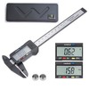 Hyannes 6inch / 150mm Electronic Digital Caliper Carbon Fiber Dial