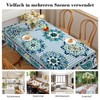 iEvery Washable Boho Mandala Tablecloths for Outdoor Use Weatherproof Table